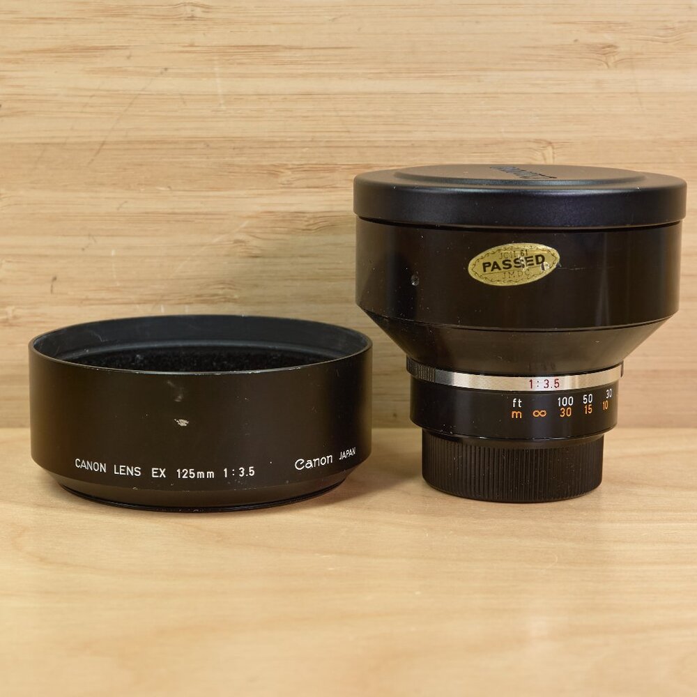 Vintage Canon EX 125mm f/3.5 Lens / Manual Focus / Made in Japan